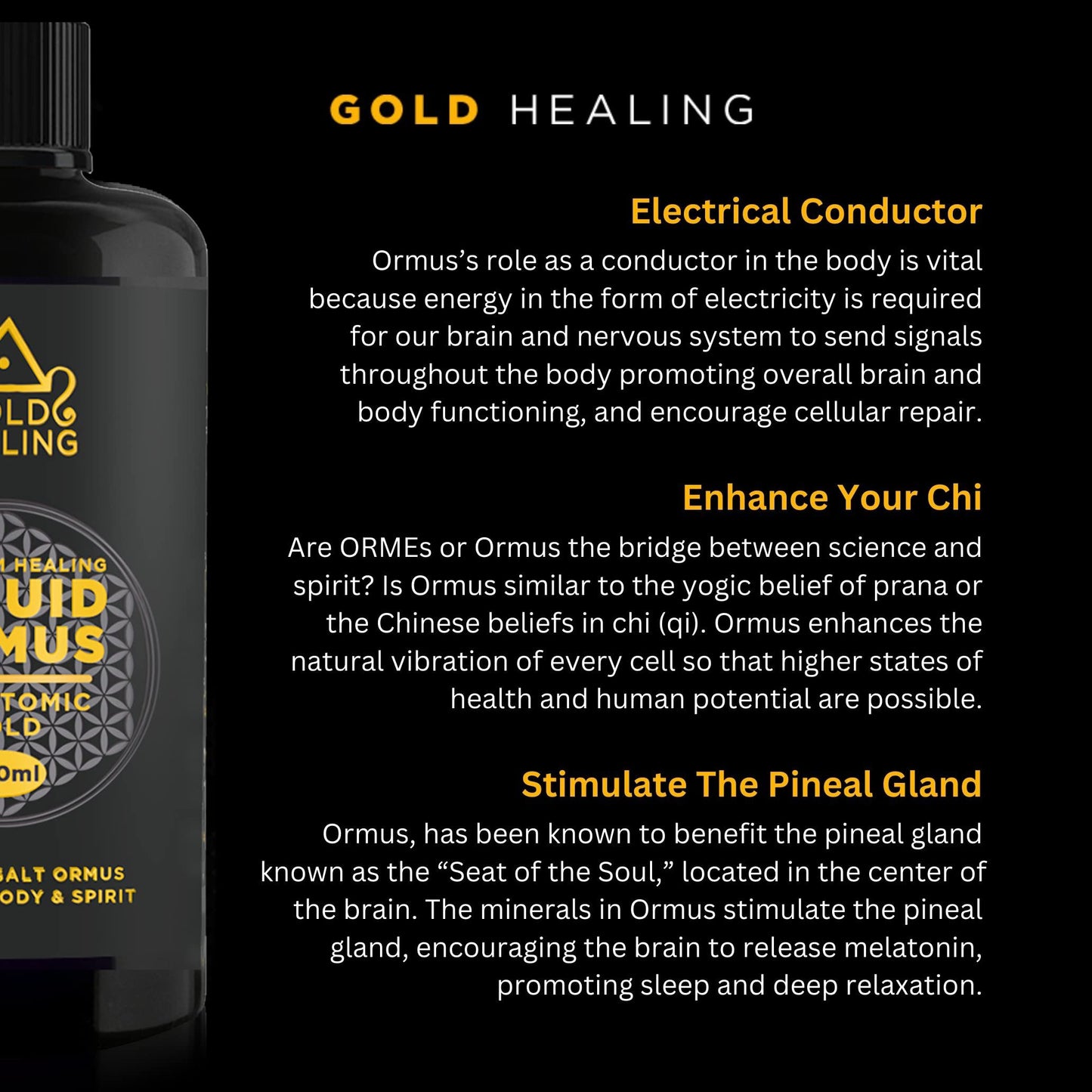 GOLD HEALING Liquid ORMUS 200ML 70% MONATOMIC Gold, 30% Magnesium, MANA, MUFKUTZ, ORBITALLY REARRANGED MONOATOMIC Elements for Mind, Brain, Body & Spirit (2)