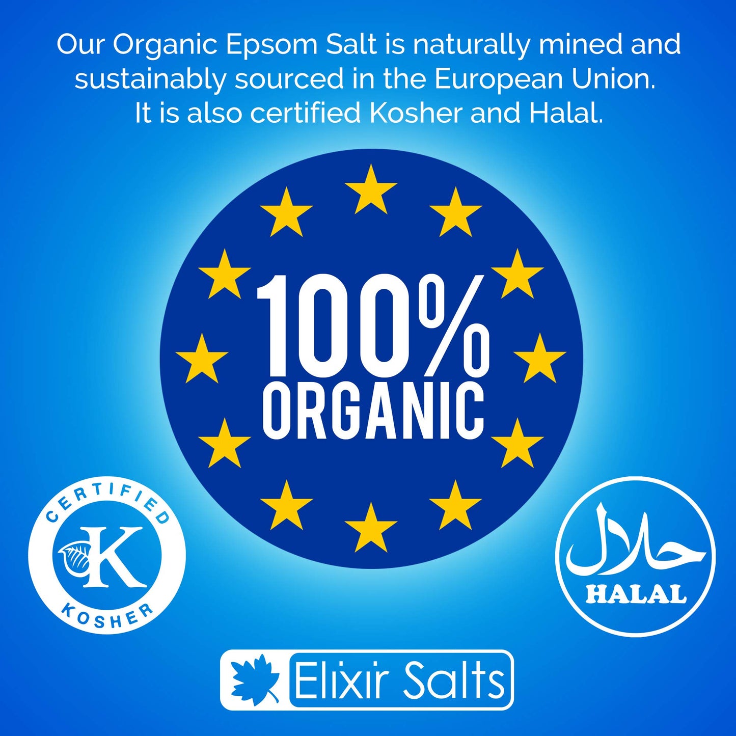 Elixir Gardens 100% BP FCC Food Medical Grade Organic Epsom Salts Various Sizes 200g-25kg | 300g | Mined in Germany