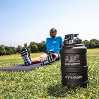 Applied Nutrition Bundle ABE Pre Workout 375g + JUG 2.5 LT Matt Black | All Black Everything Pre Workout Powder, Energy & Physical Performance with Creatine, Beta Alanine (Sour Gummy Bear)
