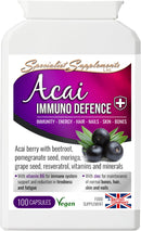 Specialist Supplements Acai Immuno Defence 100 Capsules