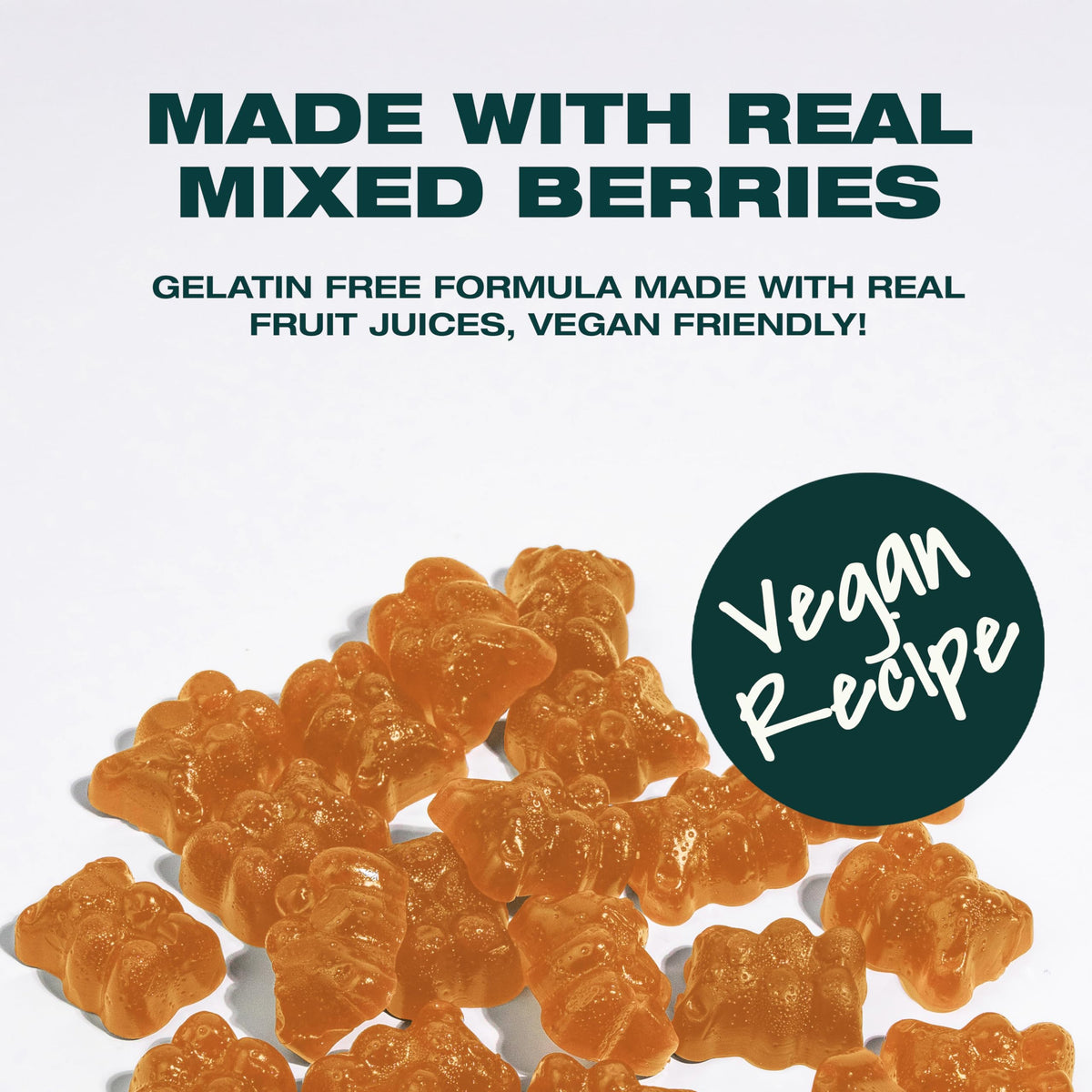 Swiss Peak Lion's Mane 2000mg Max-Strength Gummies, Ginkgo Biloba, Citicoline, Cordyceps, Vitamins B5, B12, 30 Pieces, UK Made | Mental Clarity, Effective Alternative to Capsules and Tablets