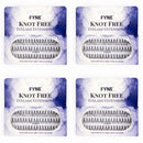 FYNE - KNOT FREE Individual Eyelashes - 240 Pcs, 12mm Long Ultra Thick, Single Pack | Individual lashes, Eyelash Extensions, Natural Look | Volume Cluster Lashes | Premium False Lash Cluster