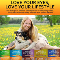 Intelligent Formula Vision Defender MAC Eye Vitamins Supplement – Triple Carotenoids: Lutein 10mg, Zeaxanthin 2mg & Meso-Zeaxanthin 10mg – Vision & Eye Health Support, Blue Light Help – 90 Capsules – Made in The UK
