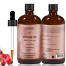 50ML Rosehip Oil 100% Cold Pressed Pure Certified Organic Oil, Best Known Facial Oil with Vitamin E, Vitamin C, B-carotene and a Form of Vitamin A
