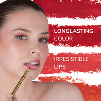 IMPALA | Brooklin Waterproof Lipliner Color Pink Brown 206 | Permanent lip profiler | Water resistant lipstick | Long-term lipliner