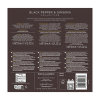 Baylis & Harding Black Pepper & Ginseng Men's Luxury Mini Trio Gift Set - Vegan Friendly