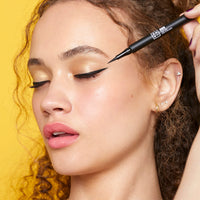 3INA MAKEUP - The 24h Pen Eyeliner 900 - Black Eyeliner 24h Longwear Smudge-Proof Formula for Sensitive Eyes - Ultra Precise Felt Tip Matte Liner - Bold Pigmentation - Vegan - Cruelty Free