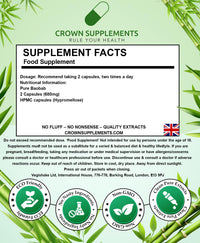 vegishake Pure Baobab Capsules | Clean Extract | Crown Supplements UK Vitamin C (90 Capsules)
