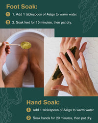 AALGO Seaweed Powder - Aalgo Skincare Organic Seaweed Sourced from Nutrient-Rich Atlantic Ocean - Gives Comfort from Skin Issues with Regular Use - Deeply Hydrates & Nourishes the Skin - 600 g