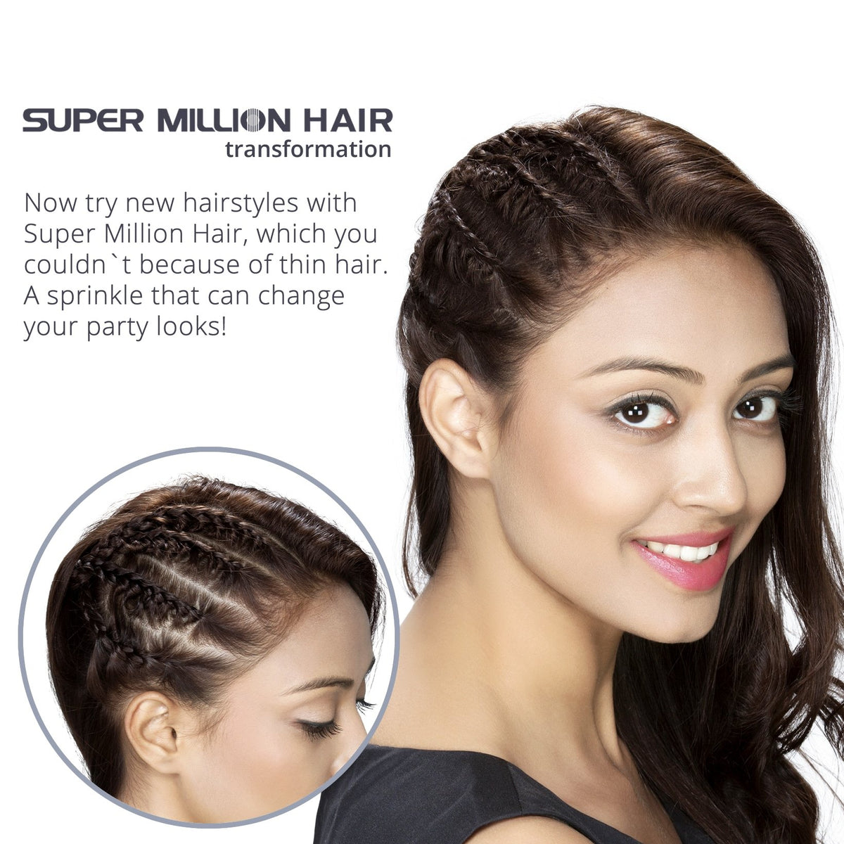 Super Million Hair Fibres - 10g - 15g - 20g - 25g - 40g. (15g, No.2 Dark Brown)