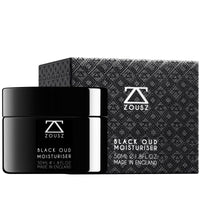 ZOUSZ Zousz Black Oud Face Moisturiser for Men – Hydrating & Soothing Face Cream with Aloe Vera & Hyaluronic Acid – Plumping Daily Mens Moisturiser for Smoother, Healthier Skin – 50ml