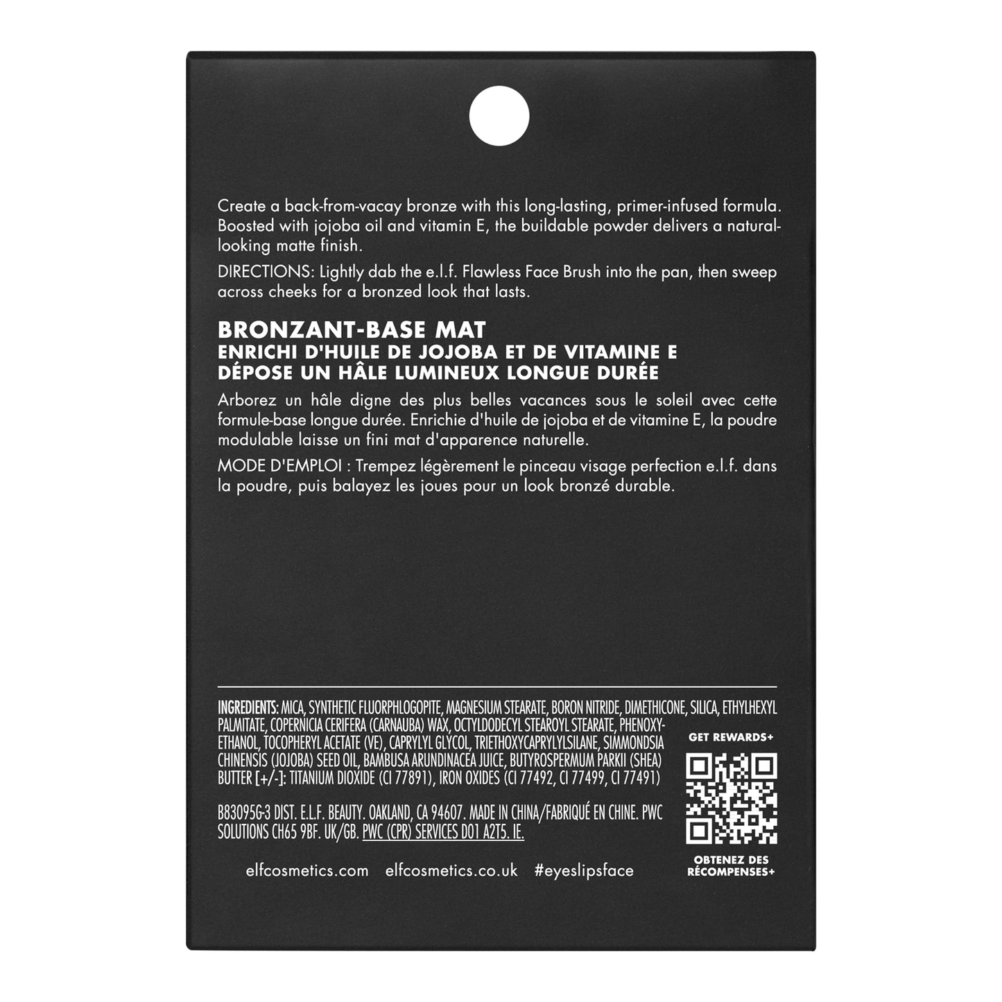 e.l.f. Primer-Infused Bronzer, Long-Lasting & Budge-Free Makeup, Lightweight & Buildable, Smooth & Easy Application, Vegan & Cruelty-Free, Fresh Tan