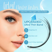 LASHVIEW Cluster Lashes,Lash Clusters Natural Look Cluster Lashes Extensions Super Thin Band & Soft Lashes Reusable 10-16mm MIX (13-N)