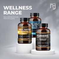 Newgate Labs Turmeric with Black Pepper and Ginger 180 High Strength Tablets - Overall Wellness Support - Premium Nutritional Supplement - GMO Free - Halal - Made in The UK