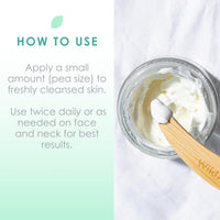 WildMint Smooth Boost Natural Moisturiser | Hydrating Face Cream for Sensitive, Dry, Acne Prone, Mature Skin | Repairs & Soothes Redness with Shea Butter | UK Made Vegan & Cruelty-Free Skincare | 50ml