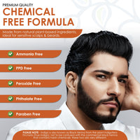 Davis Finest - Henna & Indigo Powder - 200g Combo Pack (100g Each) - 100% Organic Hair & Beard Dye - Natural Colouring for Men & Women - Softening, Thickening & Volumising - PPD-Free & Vega