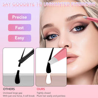 Keiby Citom Tweezers Set for Women, 8Pcs Precision Eyebrow Tweezers, Pink