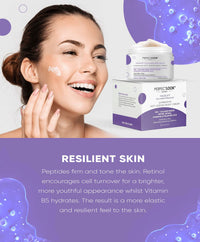 PERFECT LOOK LONDON Perfect Look London Collagen Specialist Night Face Cream with 0.3% Retinol, Collagen Marine, Peptide, Hyaluronic Acid and Vitamin B5, Firm and Tone, Anti Wrinkle Cream 50ml