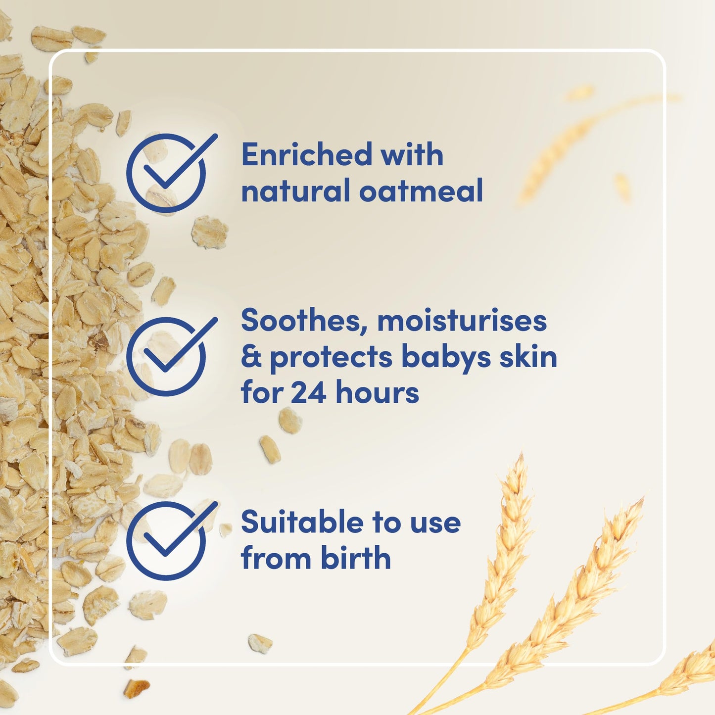 Oilatum Baby Naturally Nourishing Cream, Enriched with Natural Oatmeal, Provides Relief and Hydration for Up To 24 Hours, For Dry, Itchy and Eczema-Prone Skin, Suitable to Use from Birth, 1 x 350g