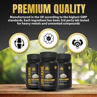 Lion's Pride Lions Pride Lions Mane Capsules, Food Supplement 10:1 Extract, High Strength Mushroom Powder, 60 Capsules