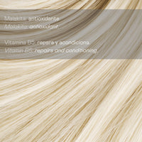 Valquer Profesional Valquer Silver Platinum Mask that perfects the color for bleached, white, gray and silver hair. To conditioning, nourishing and repairing the hair, it neutralize the yellowish/orange colors. 300 ml