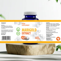 Hepatica Lutein | 30 mg, Zeaxanthin 6 mg & Meso-Zeaxanthin 9 mg | from Marigold Extract 300 mg | 120 Vegan Capsules | Tagetes erecta | GMP & 3rd Party Lab Tested