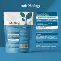 Nutri-things Turkesterone Capsules | Muscle Recovery and Muscle Growth Supplement | Max Strength 1000mg Per Serving | 120 Capsules