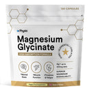 Physis Magnesium Glycinate 400mg | High Strength Elemental for Sleep, Mind & Muscle | Vegan Chelated Magnesium Bisglycinate | Bioavailable | Non-Laxative Natural Mineral | 120 x Magnesium Capsules