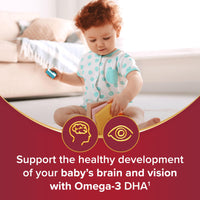 Seven Seas Breastfeeding, Postnatal Vitamins with Omega-3 DHA to Support Your Baby's Brain and Vision¹, Advanced* Folic Acid, Iron, Vitamins D, B6 and B12, 28 Tablets + 28 Capsules, 4 Weeks Supply