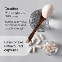 SuperSelf Creatine Monohydrate Tablets 3000mg - Easy to Swallow 120 Creatine Capsules - Vegan Creatine Tablets for Men & Women - Pre Workout Gym Supplement - Creatine Powder Pills for Muscle Growth 30 Servings