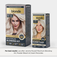 Jerome Russell Bblonde SILVER Non-Permanent Hair Toner | Neutralises Yellow & Brassy Tones | Salon-Quality Cool Blonde Results | Vegan | 75ml