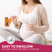 Red Label Health Folic Acid 400 mcg Tablets, 120 Vitamin B9 Tablets (4 Months Supply), Folate Fertility Supplement for Women, Vegan, Vegetarian, Supports Maternal Tissue Growth, Made in The UK