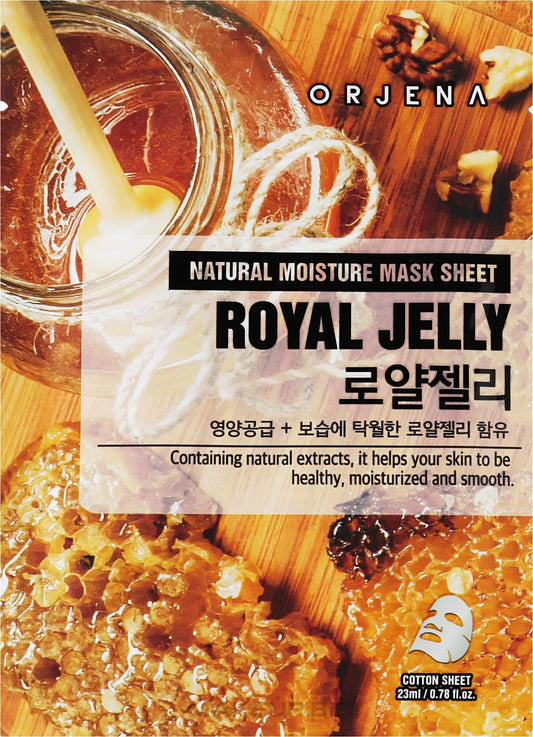 Orjena ORJENA | Natural Moisture Royal Jelly Mask Sheet | 23mL X 3 PACK | K-Beauty