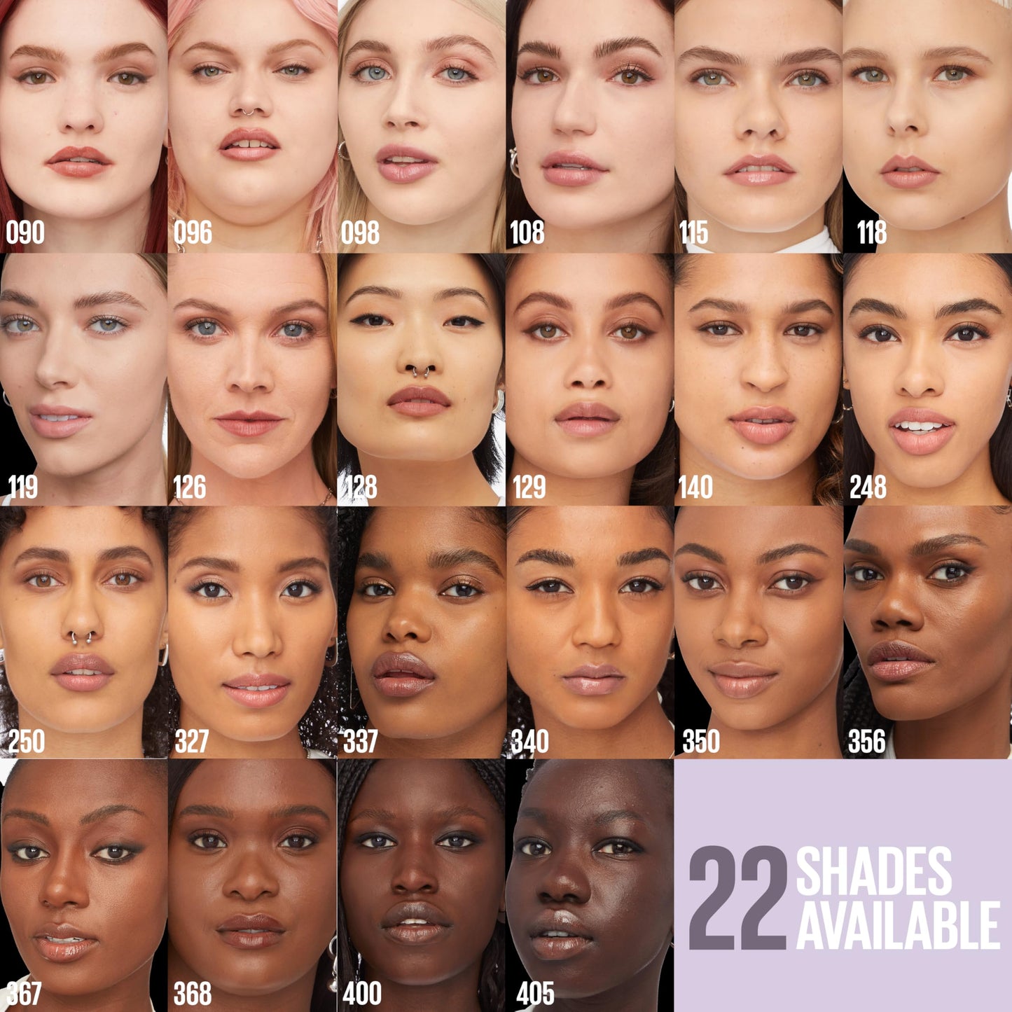 Maybelline New York Super Stay up to 30H Lumi-Matte Foundation, Medium-Full Coverage, Vegan Formula*, Amino Acids, Niacinamide, Vitamin E - Shade 356