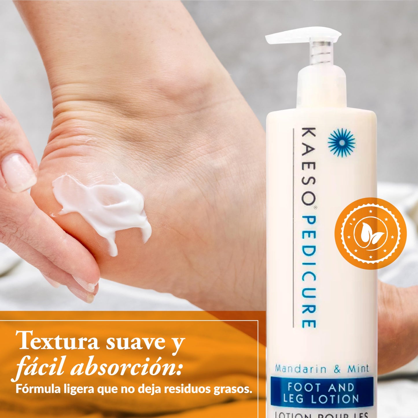 Kaeso Mandarin and Mint Yoghurt Foot/Leg Lotion 495 ml