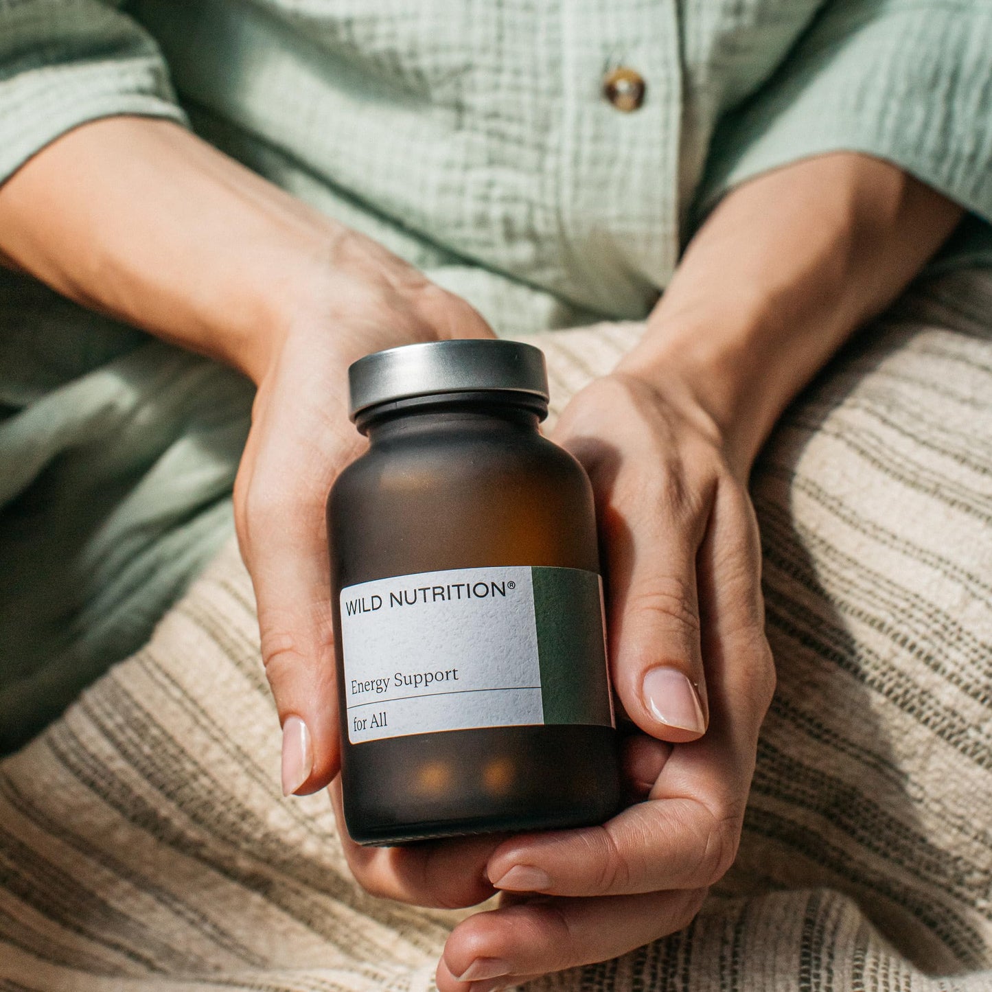 Wild Nutrition WILD NUTRITION Food-Grown Energy Support | with Iron, Vitamin C, and Magnesium - Ethically Sourced - Maintain Energy Levels + Immune Support - 60 Capsules