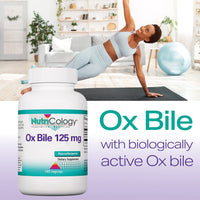 Nutricology, Ox Bile, 125mg, 180 Capsules, Gluten Free, SOYA Free, Non-GMO