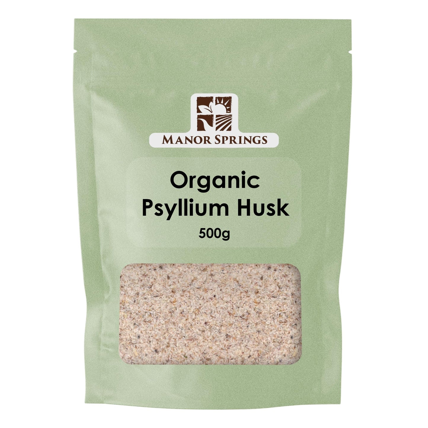 MANOR SPRINGS Organic Psyllium Husk 500g by Manor Springs Organic