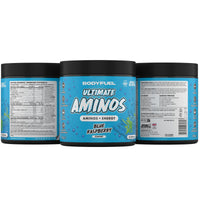 Applied Nutrition BodyFuel Amino's - Amino Acids Supplement, EAA Essential Amino Acids Powder, Muscle Fuel & Recovery (270g - 30 Servings) (Blue Raspberry)
