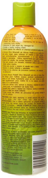 African Pride Olive Miracle Anti-Breakage Maximum Strengthening Moisturizer Lotion 355 ml/12 fl.oz