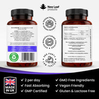 Magnesium Supplements 1000mg - Pure Magnesium Malate Capsules - Bones & Sleep Support - High Absorption Elemental Magnesium - Vegan High Strength Magnesium - 2 Months Supply - Not Magnesium Tablets