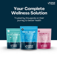 Hybrid Health Colon Cleanse 10 Day Detox Supplement for Men & Women - 30 Vegan Gut Cleanse Capsules, New & Improved Formula