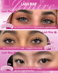 JIMIRE Fairy Lash Clusters Natural Look Manga Cluster Lashes Wispy D Curl Individual Eyelashes 110 Pcs 8-16MM Wispy Lashes Individual Cluster Wet-Look Lashes Extension with Invisible Lash Band