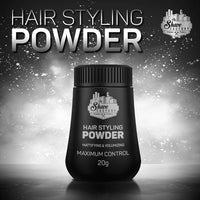 The Shave Factory Hair Styling Powder 20g Styling Powder Wax, BLACK