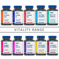 Applied Nutrition – Calcium & Vitamin K2 – Dual Action Formula – Best Bone Support – Best Muscle Function – High Absorption & Bioavailability – (60 Capsules – 30 Servings)