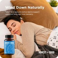 Honest + Good Magnesium Glycinate 750mg Capsules | 150mg Elemental | 3 Month Supply | High Strength & Absorption Supplement | Pure & Natural Vegan Ingredients with No Fillers | Small Batch & UK Made