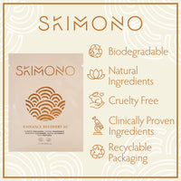 SKIMONO Radiance Recovery Eye Mask 1x5ml - Single Eyemask Eye Patch for Face Care, Brightens, Moisturises, and Softens Fine Lines