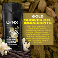 Lynx Gold Shower Gel, 250ml