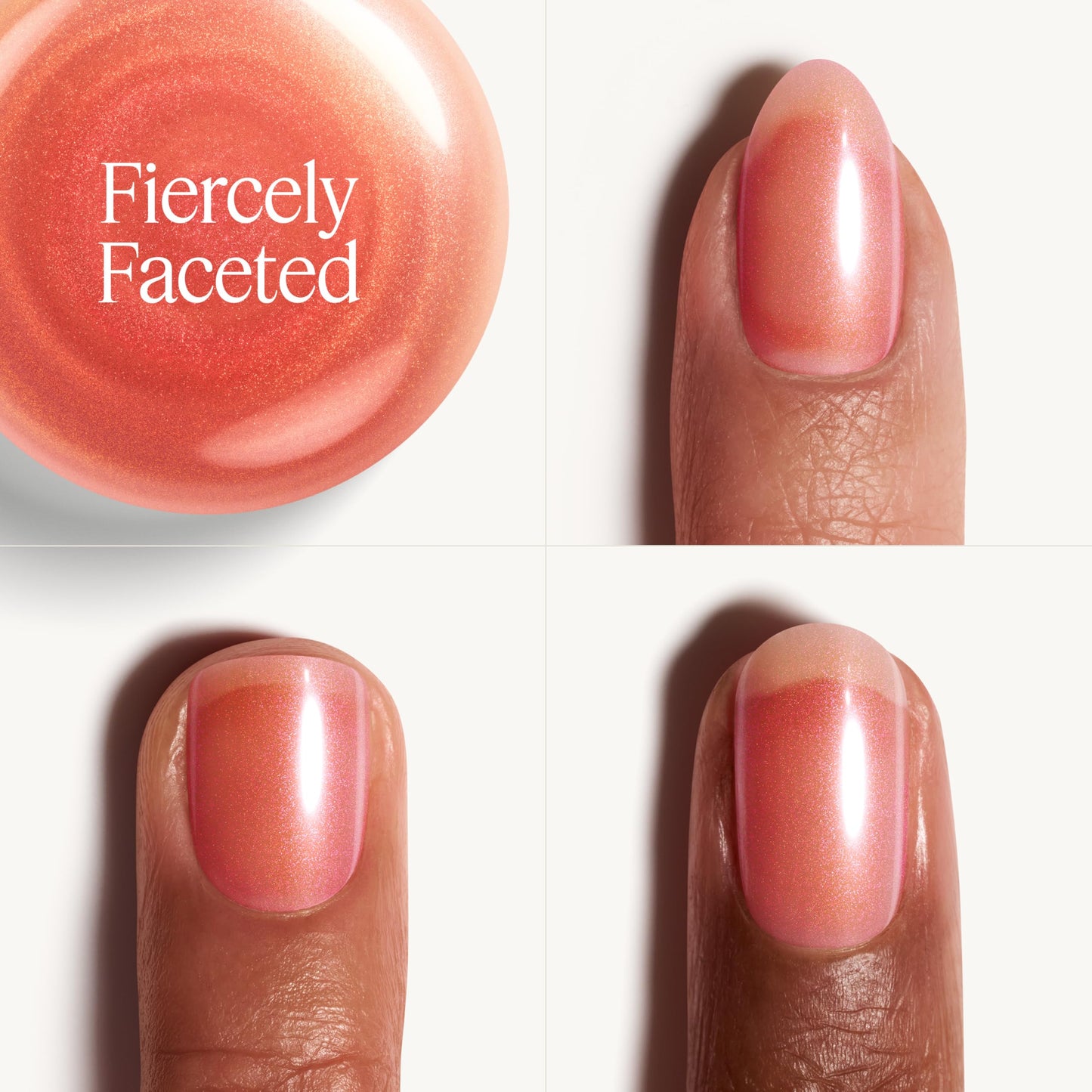 essie Essie Nail Art Studio, Metallic Orange Nail Topcoat, Fiercely Faceted