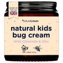 NaturallyMum NATURALLY MUM – Bug Cream for Kids & Babies [NATURAL & SAFE] – Skin Soothing Cream with Zinc - For Outdoors – Made in UK